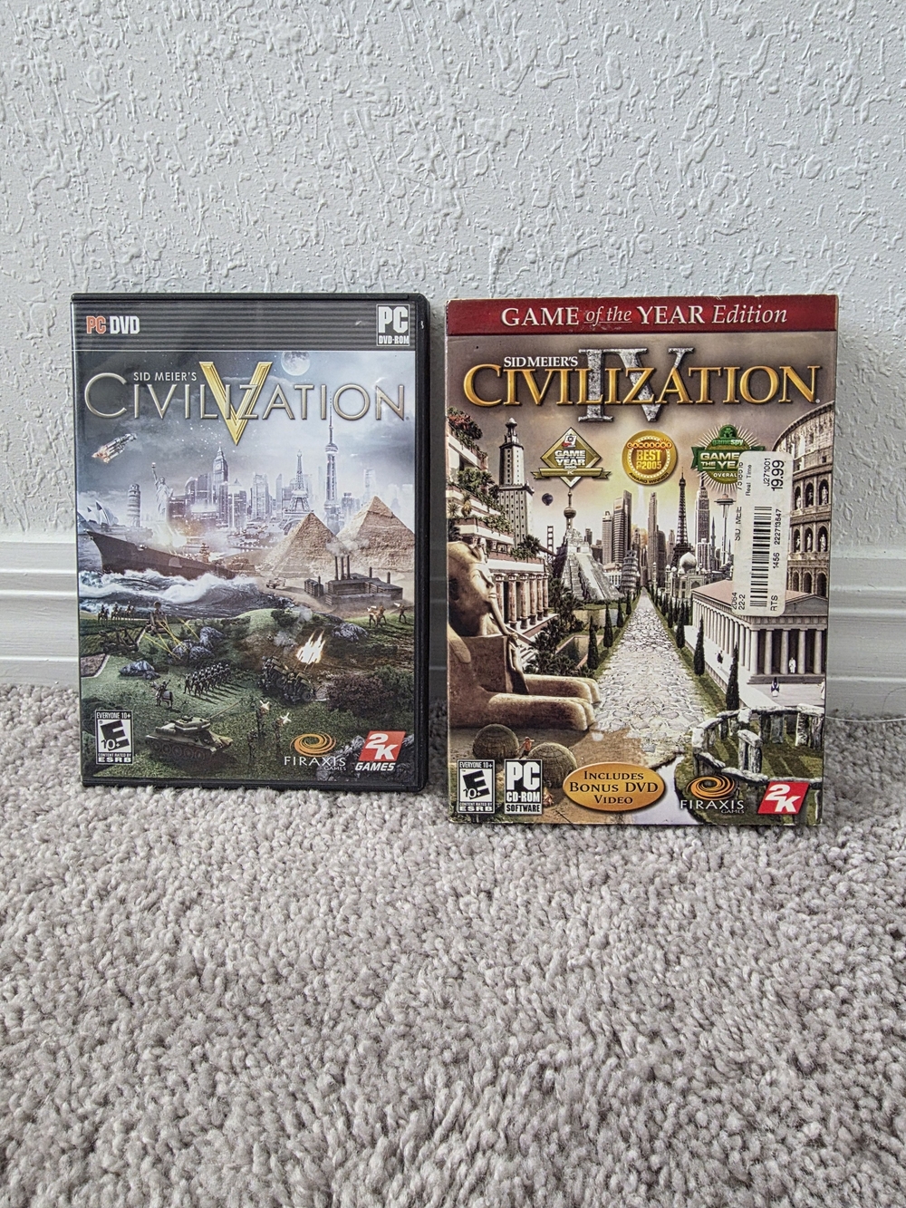 Sid Meier's Civilization IV 4PC Game
Of The Year Edition CD ROM CIB 4
Disc Set